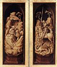 Sforza Triptych exterior by Rogier van der Weyden